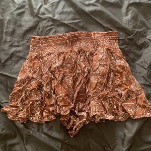 Bandana print shorts.